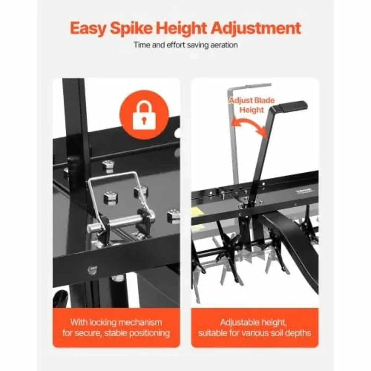 Tow Behind Plug Aerator, 40-Inch Tow Behind Lawn P - Image 3