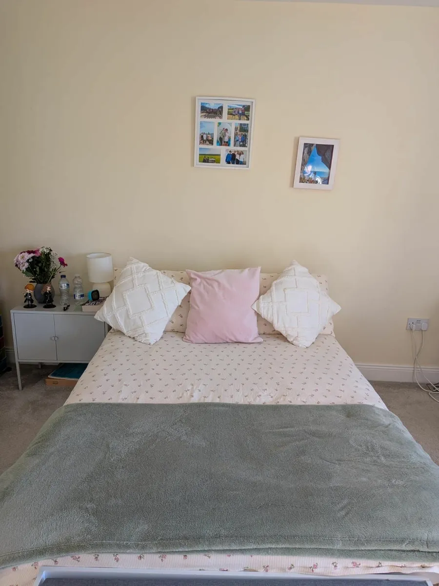 140 cm bed – NEIDEN + VESTERÖY mattress - Image 1