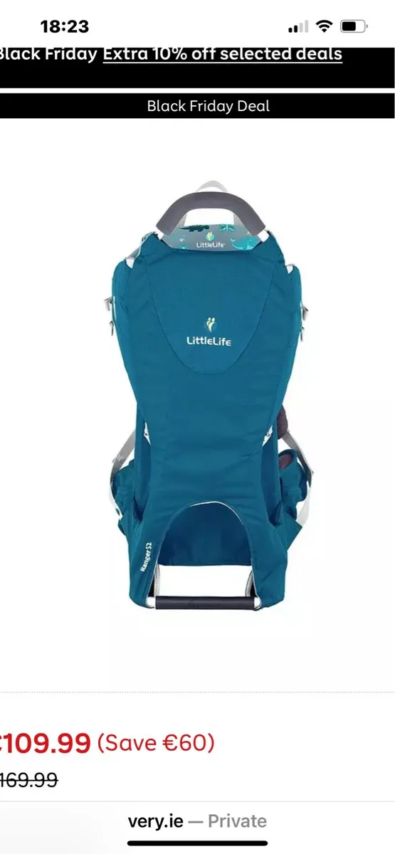 Child carrier ranger littlelife - Image 1