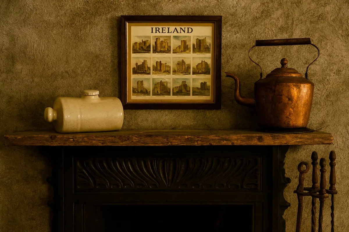 Antique vintage Hot bottle flagon cottage pub cave - Image 1