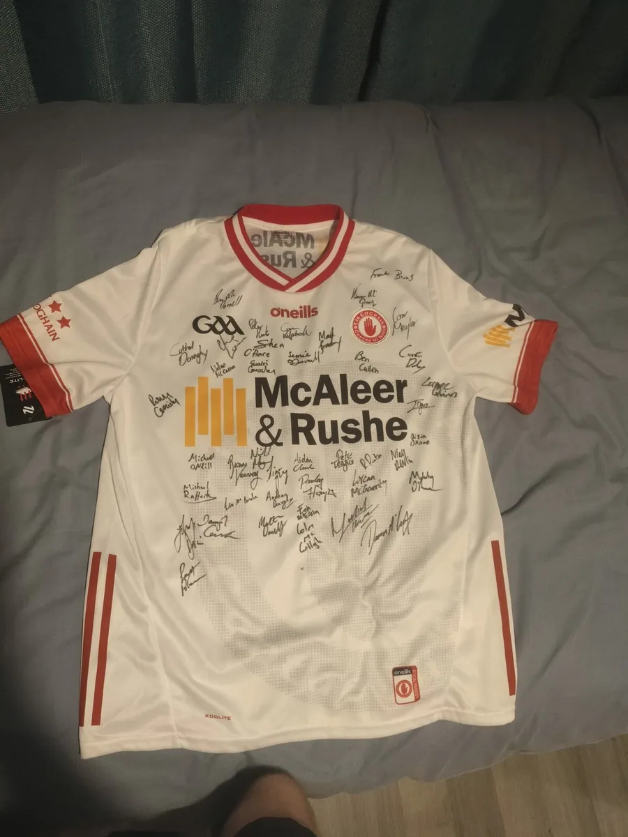 O'Neills Tyrone GAA Home Jersey 2024 - Signed - Image 1