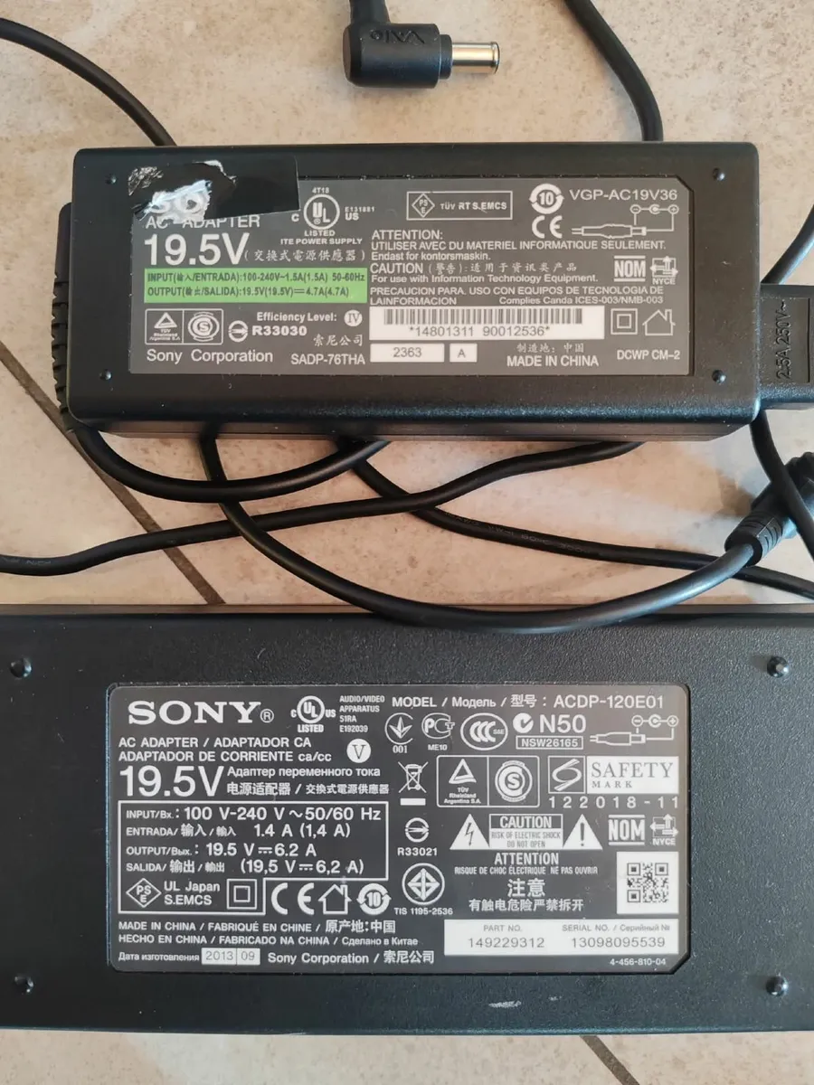 Sony AC Adapters - Image 1