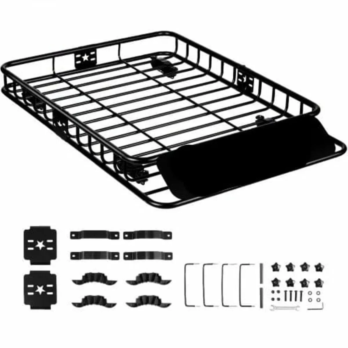 Roof Rack Cargo Basket, 117.5 x 91.5 x 11.4 cm Roo - Image 1