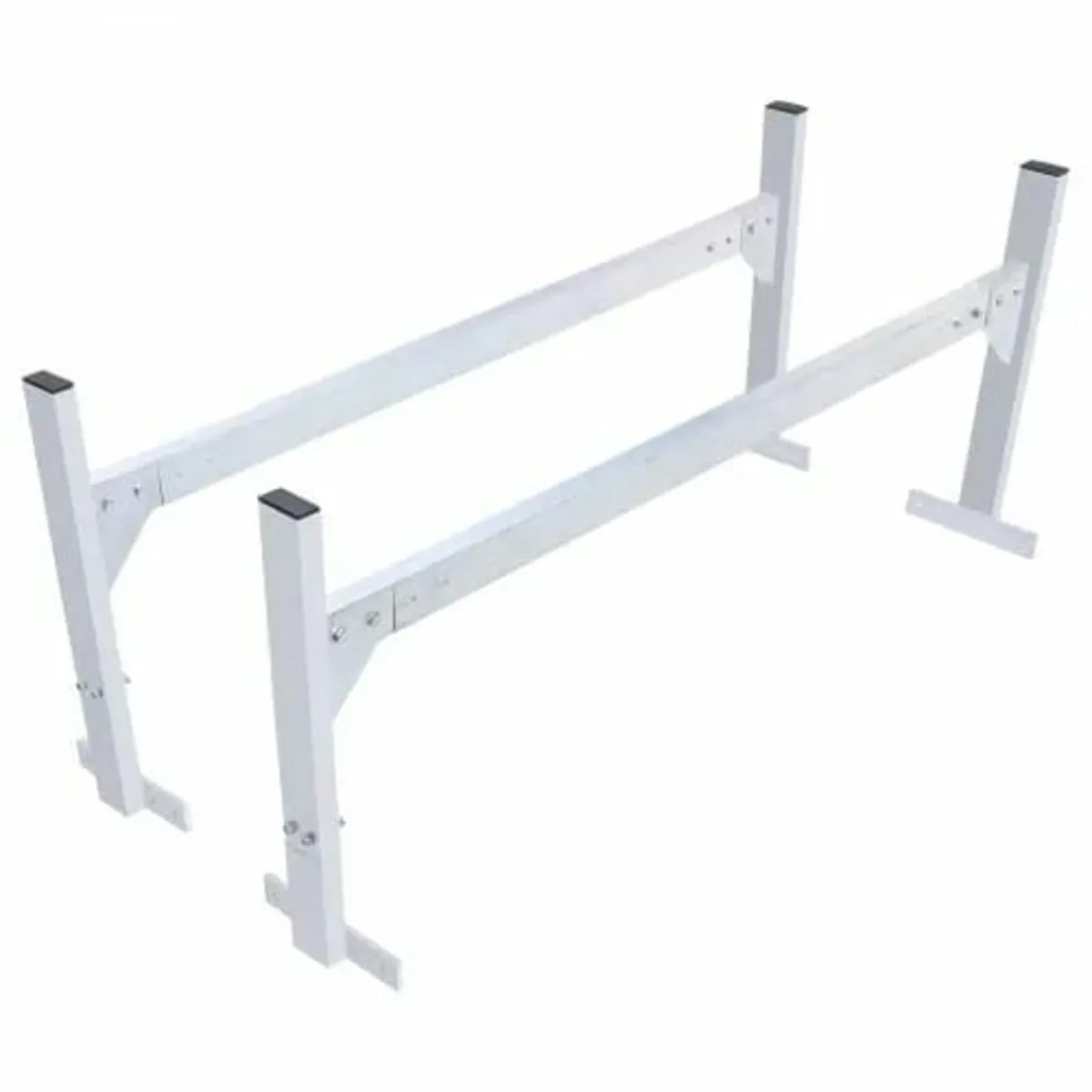 2 Bars Aluminum Alloy Roof Ladder Racks, 181 kg Ca - Image 1