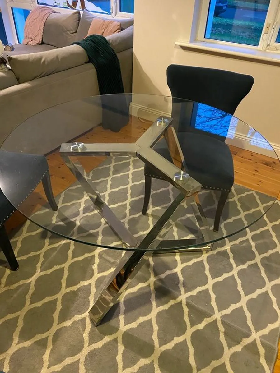 Glass Dining Table - Image 1