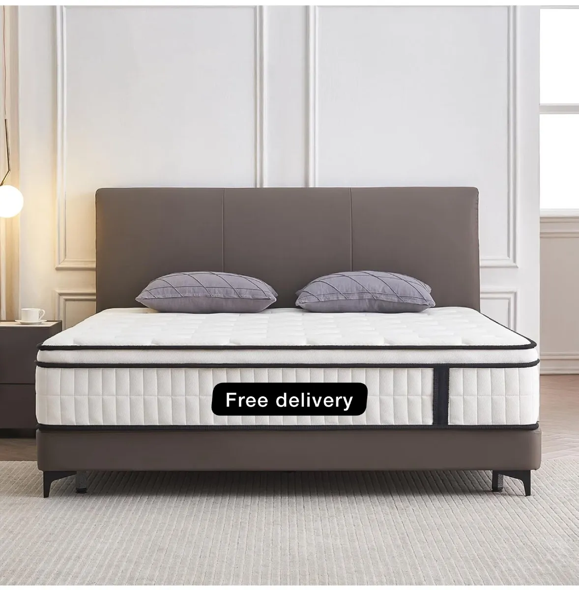 4FT6 Double Mattress, 10.2 INCH Double Bed Mattres - Image 1
