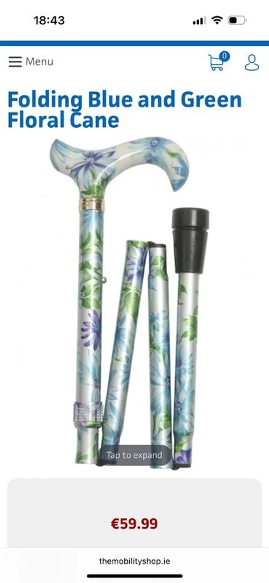 Folding walking stick - Image 1