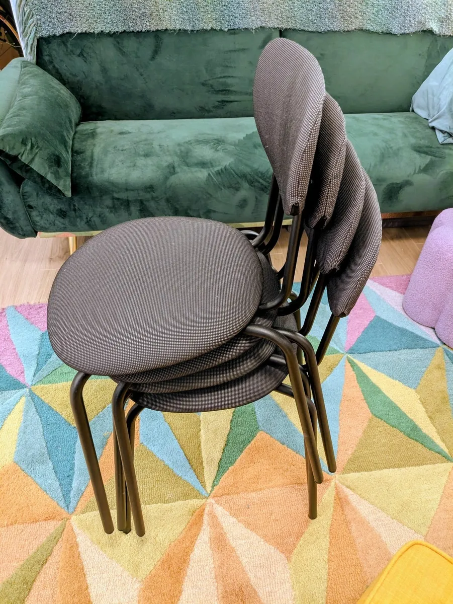 Four Ikea Sandsberg dining chairs - Image 1