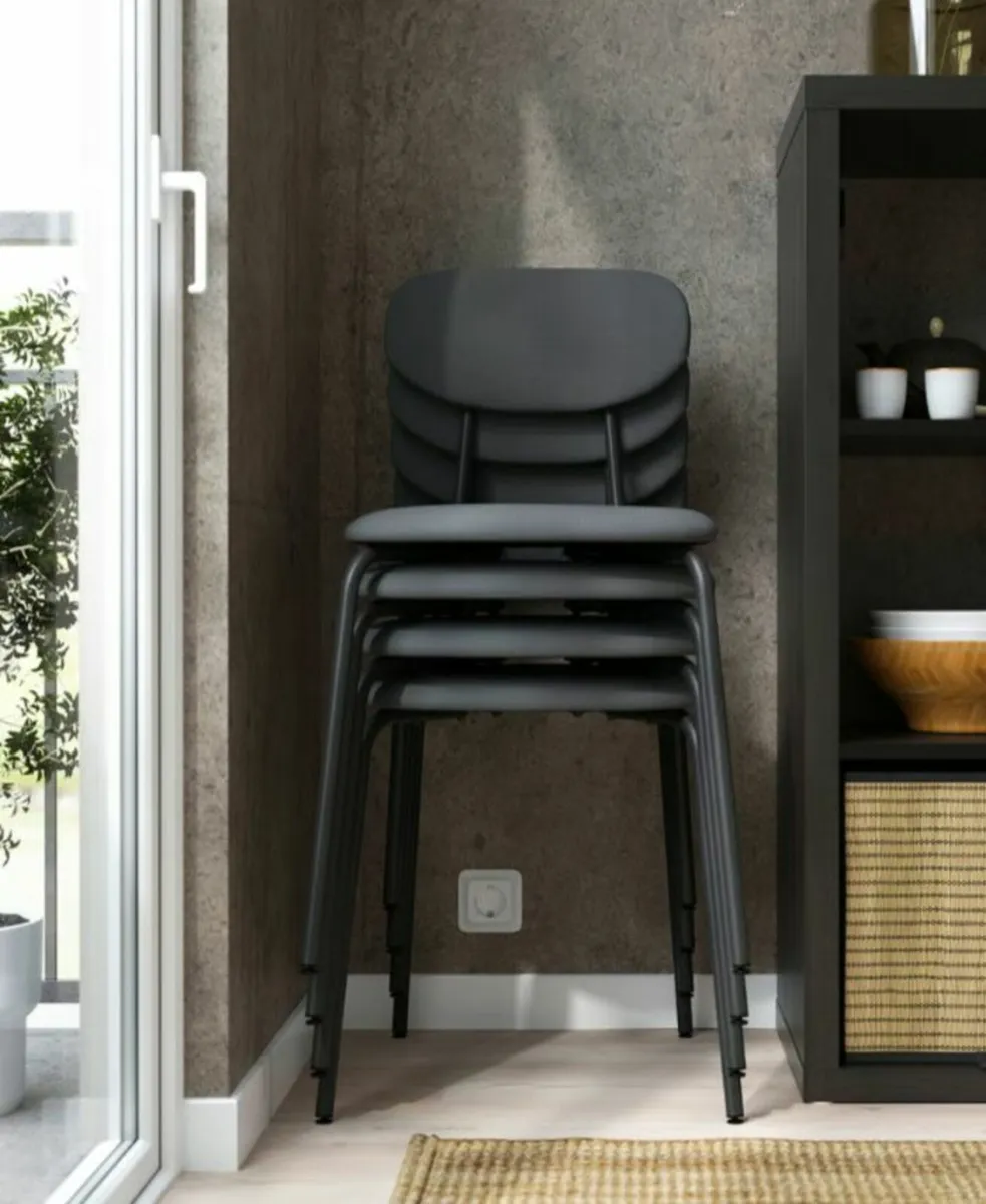 Four Ikea Sandsberg dining chairs - Image 4