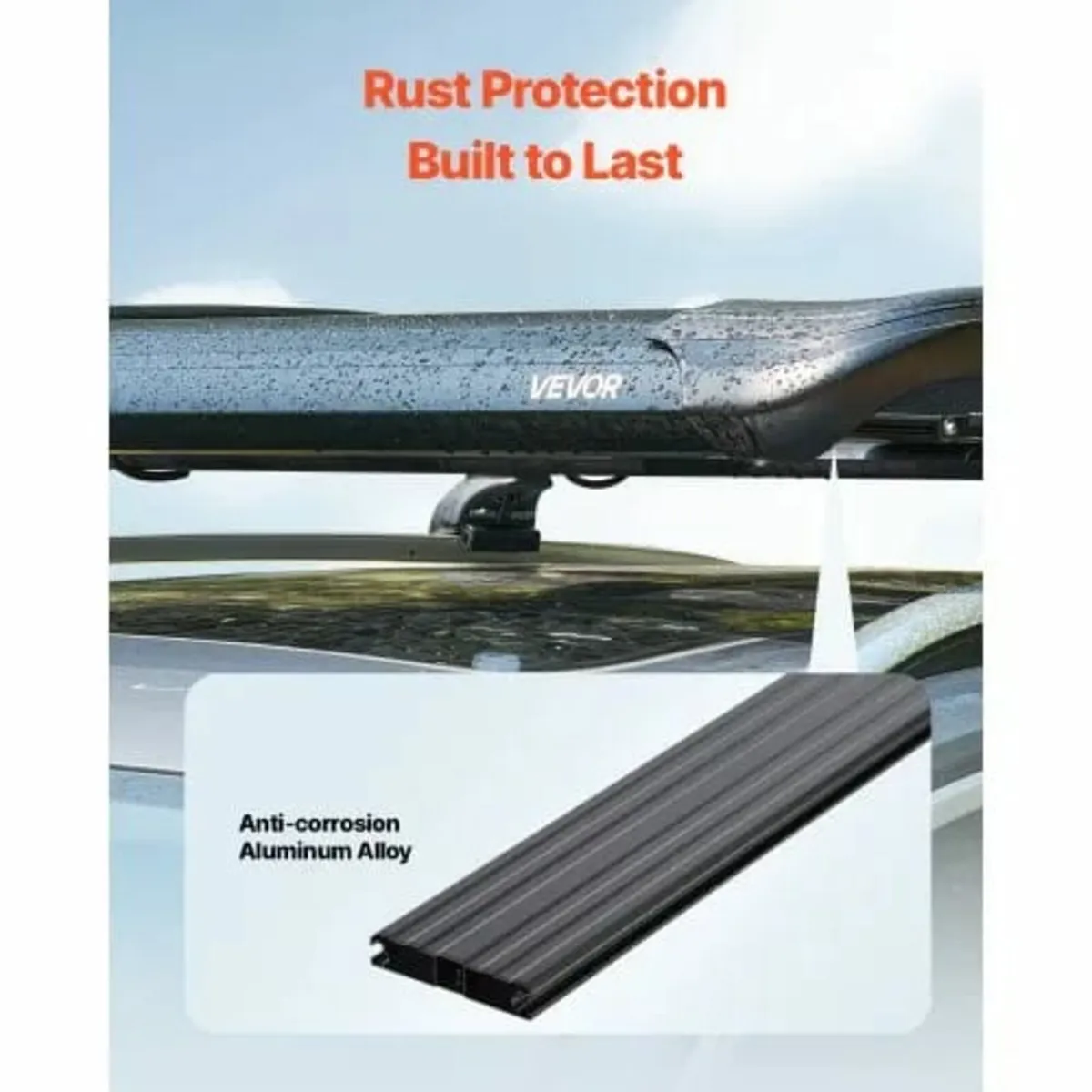 Roof Rack Cargo Carrier, 48 x 40 x 5.6 in, Univers - Image 2