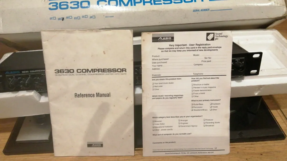 3630 Alesis compressor - Image 2