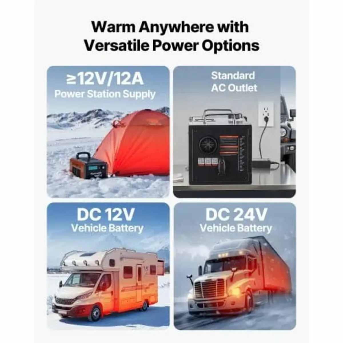 Diesel Heater, 8KW, DC 12V/24V, All in One Portabl - Image 4