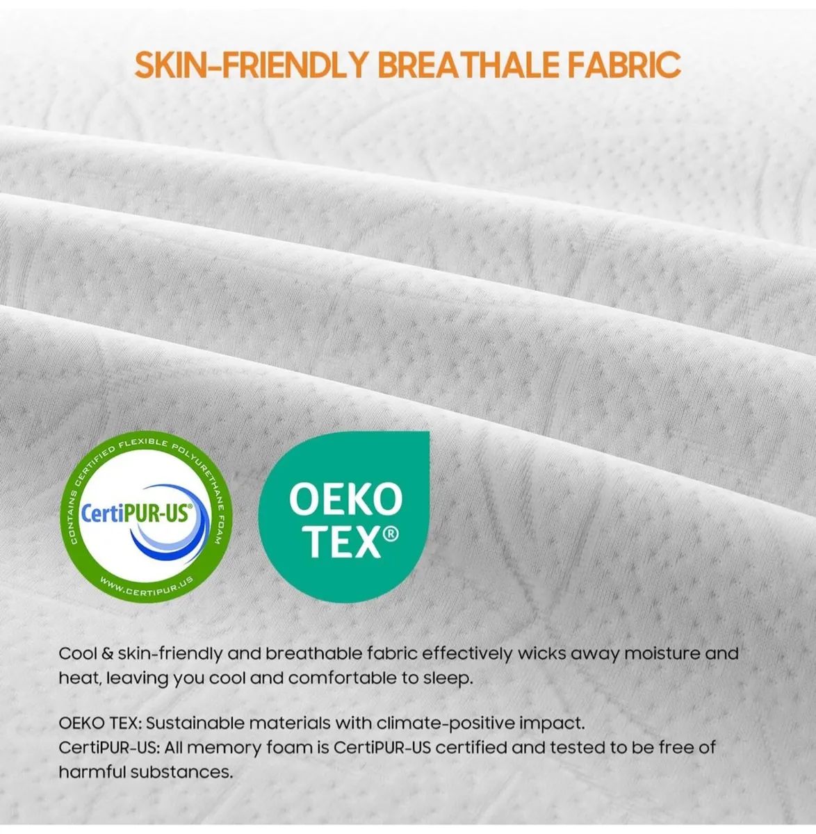 Double Mattresses 10.6Inch Hybrid Mattress Double - Image 3