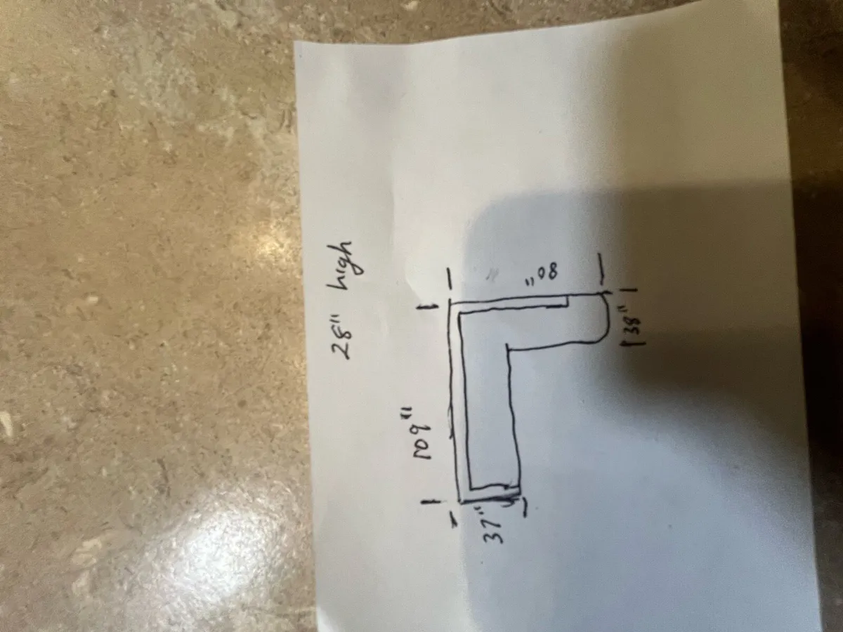 L shaped couch - Image 2