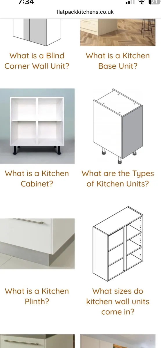 Kitchen units fully assembled or flat pack - Image 3