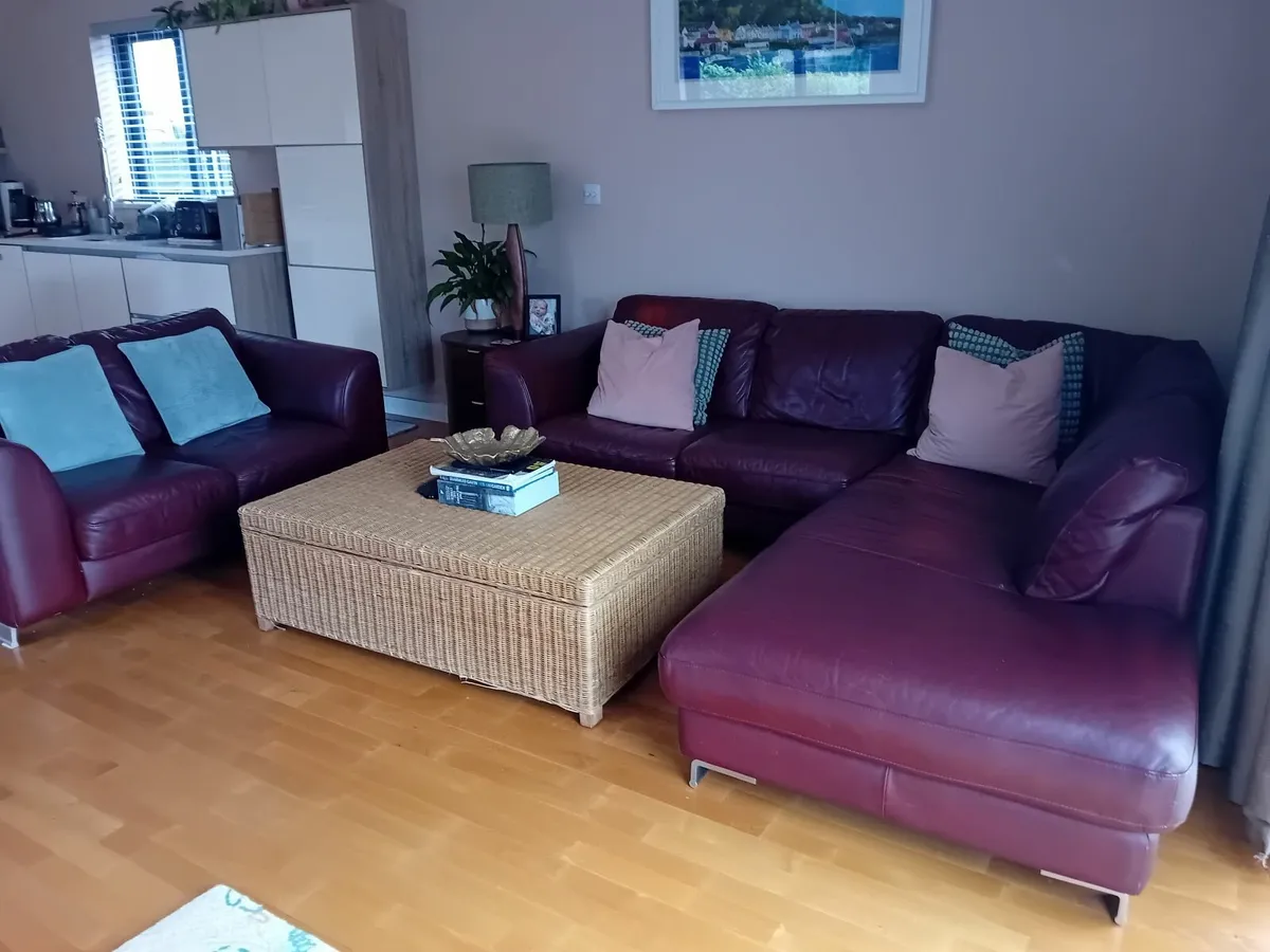 Leather Couches - Image 1