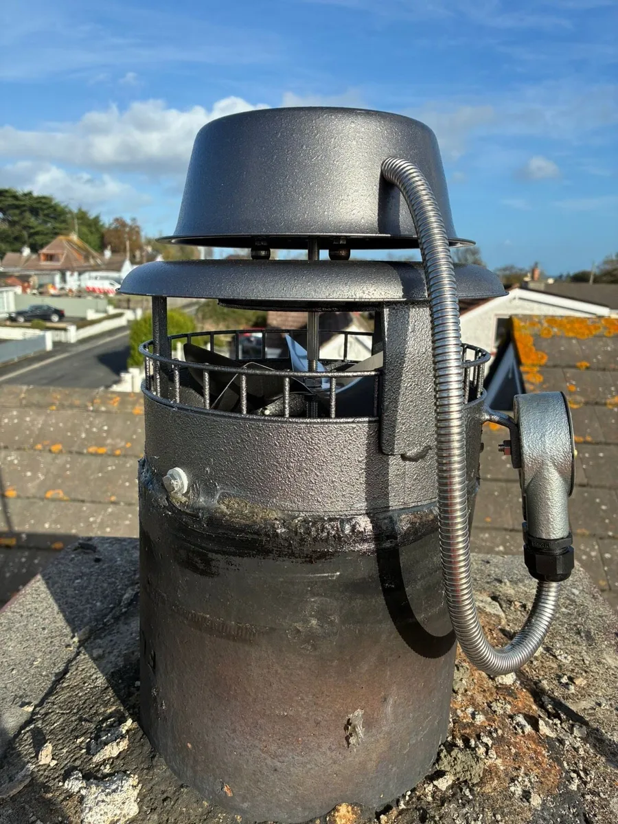 Anti Downdraught Chimney Cowl- Chimney Fan - Image 3