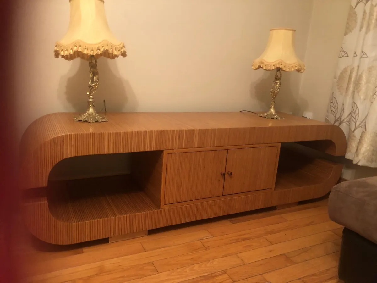 Wooden media console - Image 1