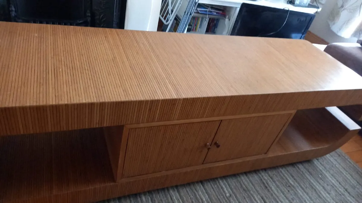 Wooden media console - Image 3