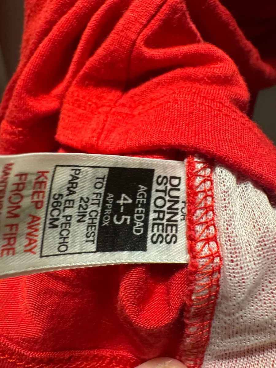 Girls Red long Sleeved TShirt - Image 3