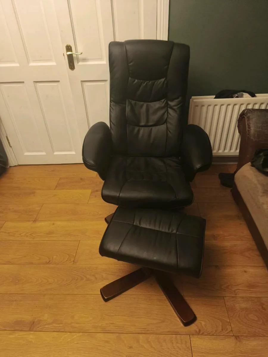 Chair and foot stool