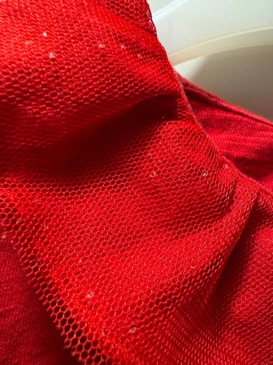 Girls Red long Sleeved Tshirt - Image 2