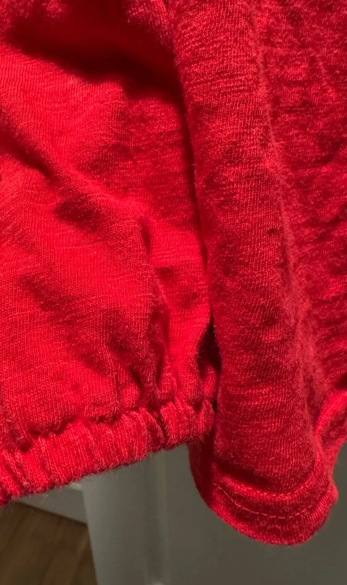 Girls Red long Sleeved Tshirt - Image 3