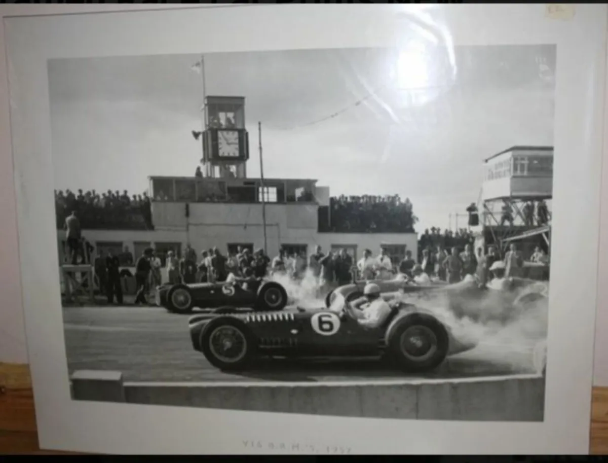 Unframed race car print