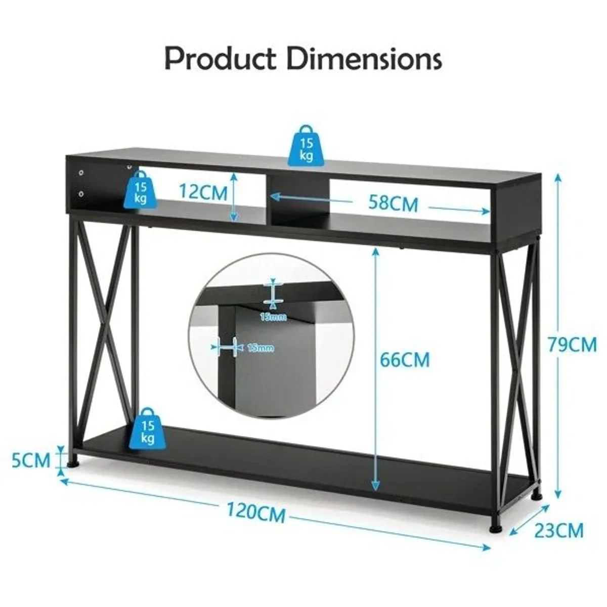 Console Table 120cm - Image 4