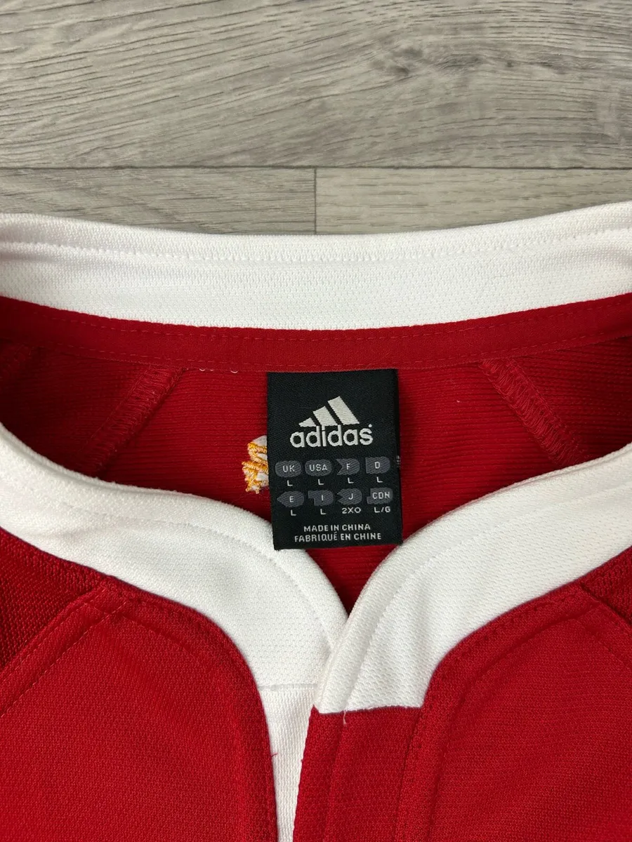 Vintage 2005 Adidas Irish Lions Rugby Jersey Shirt - Image 4