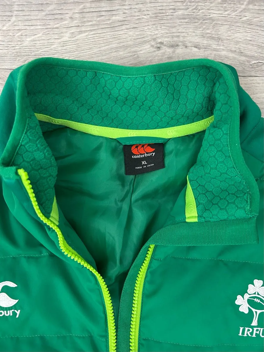 Canterbury Ireland Padded Rugby Jacket Mens XL - Image 4