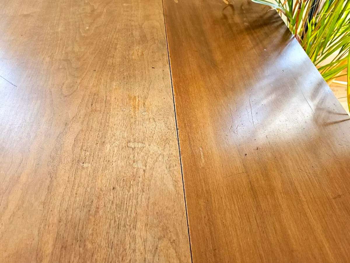 Antique Solid Drop Leaf Table - Image 3