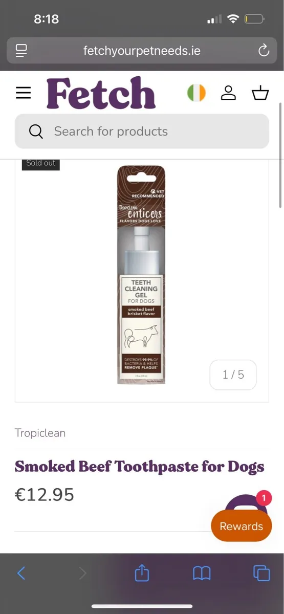 NEW HALF PRICE dog toothpaste toothbrush toothgel - Image 2