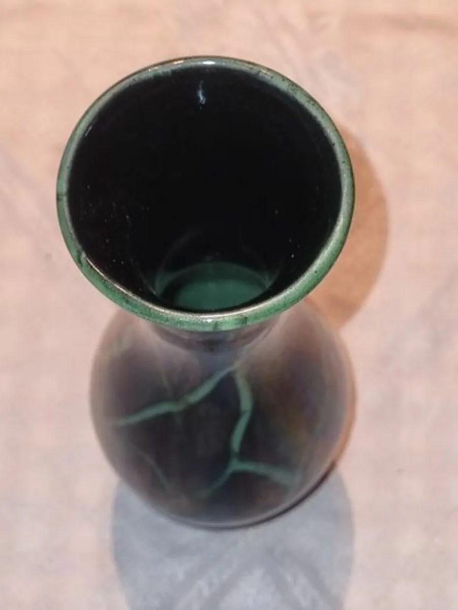 Vintage Sylvac Green Vase - Image 3