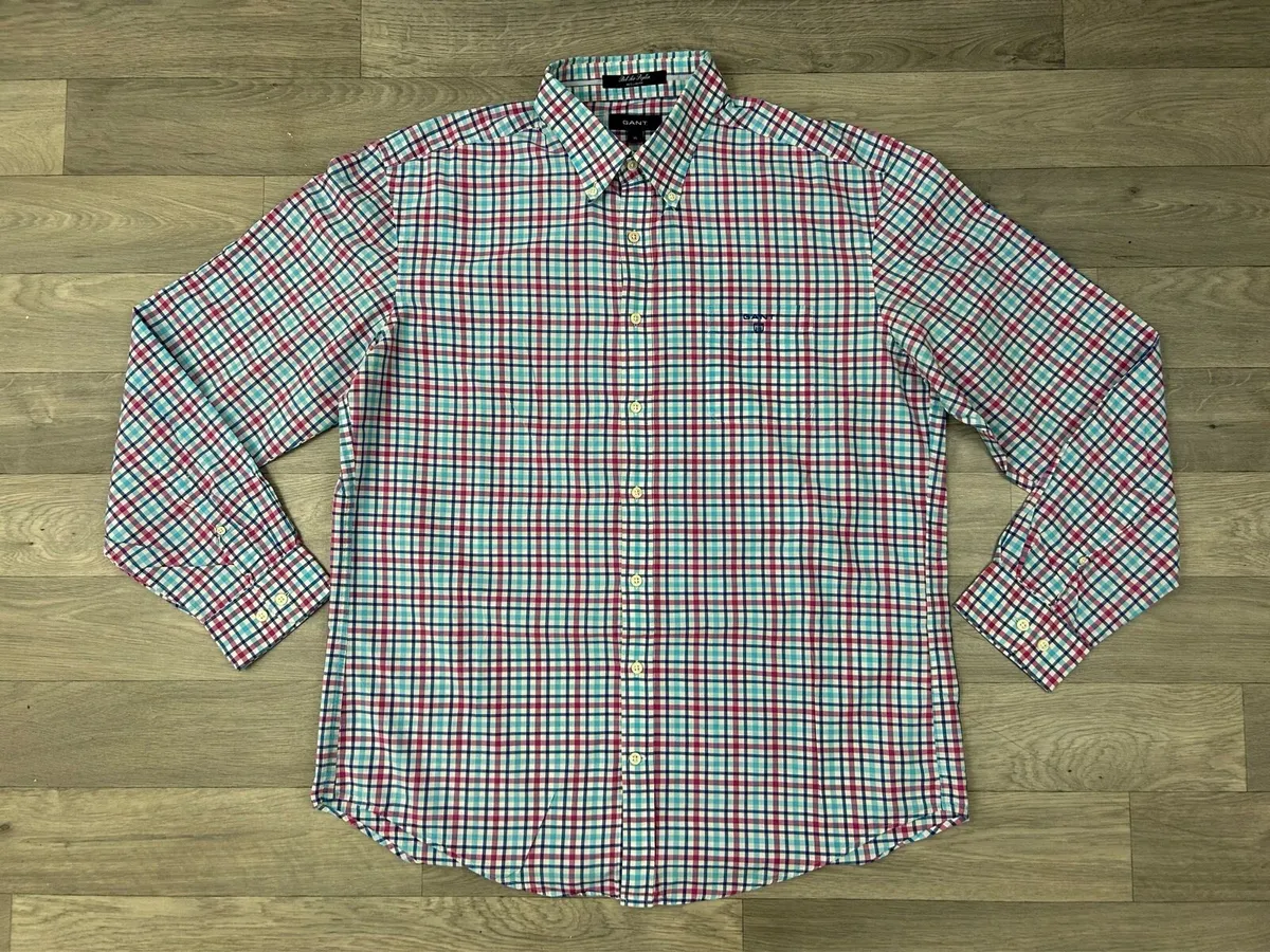 Gant Button Down Check Shirt Mens XL - Image 1