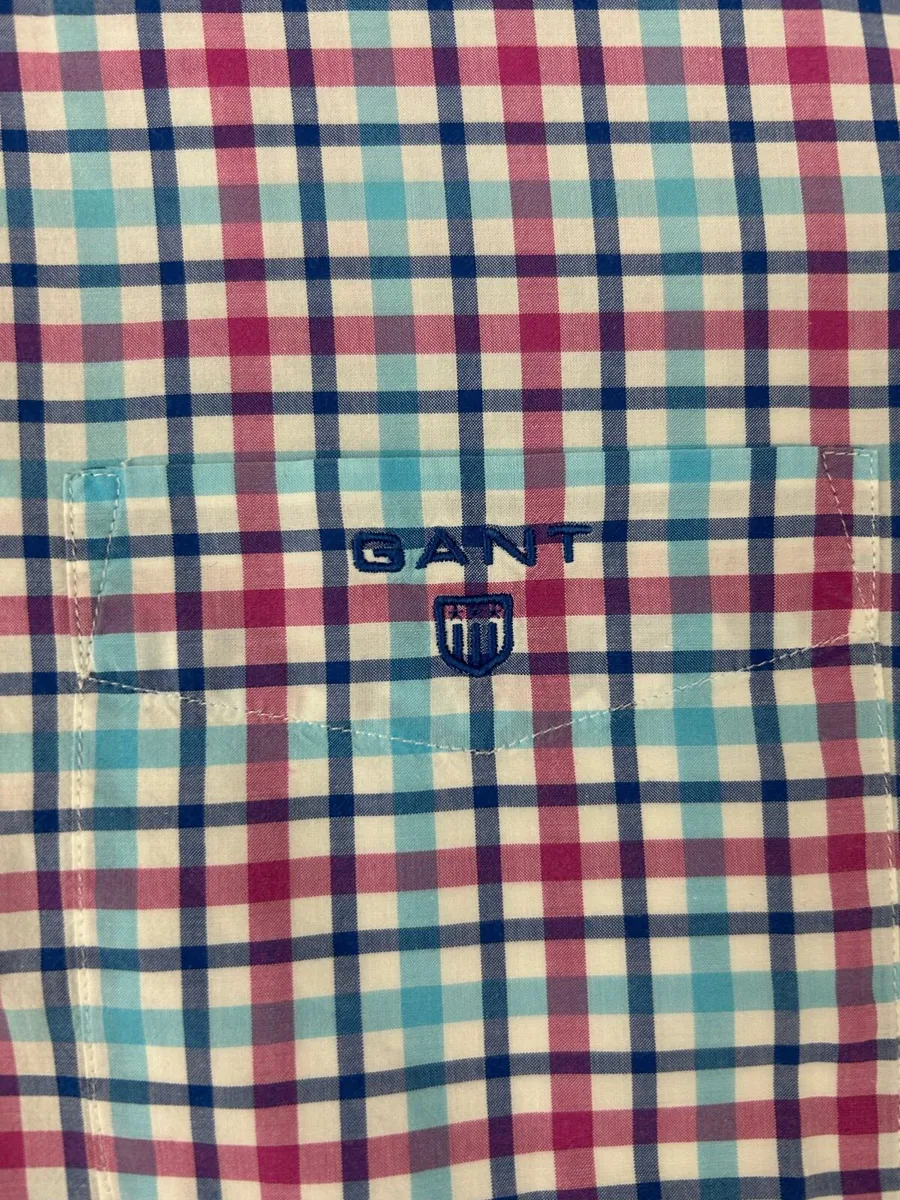 Gant Button Down Check Shirt Mens XL - Image 3