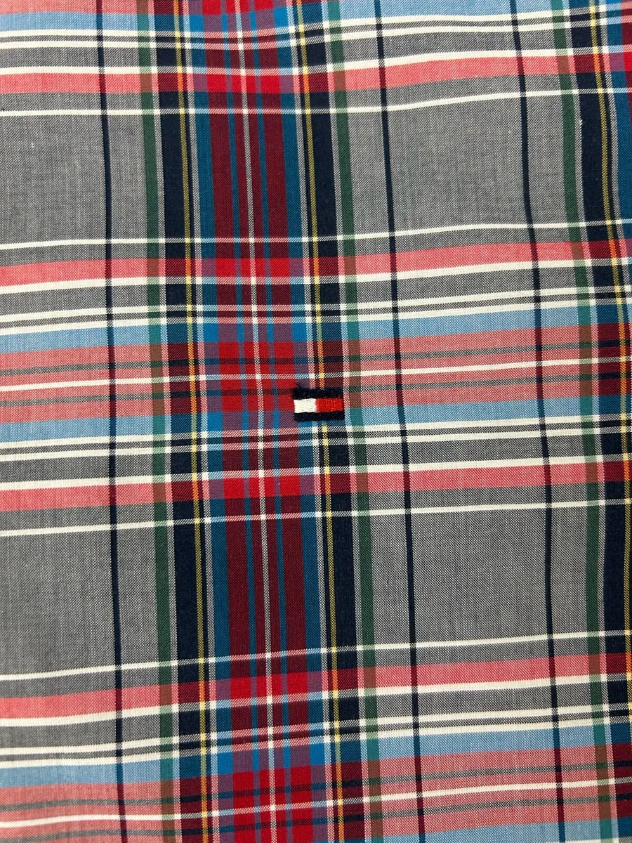 Tommy Hilfiger Button Down Check Shirt Mens L/XL - Image 3