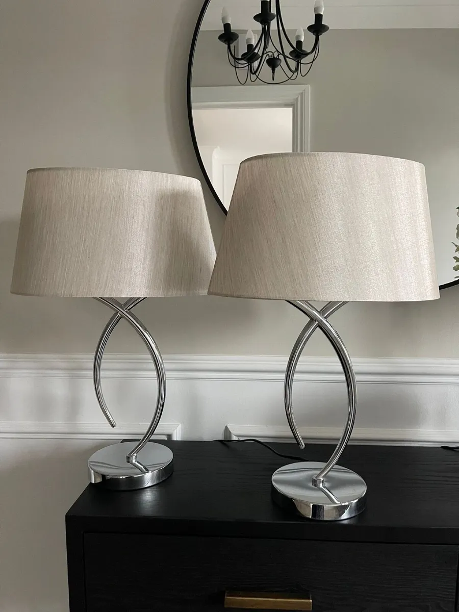 Lamps x 2 for sale as new! - Image 1