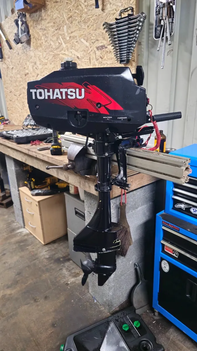 2006 Tohatsu 3.5HP Short Shaft 2 Stroke Outboard - Image 1