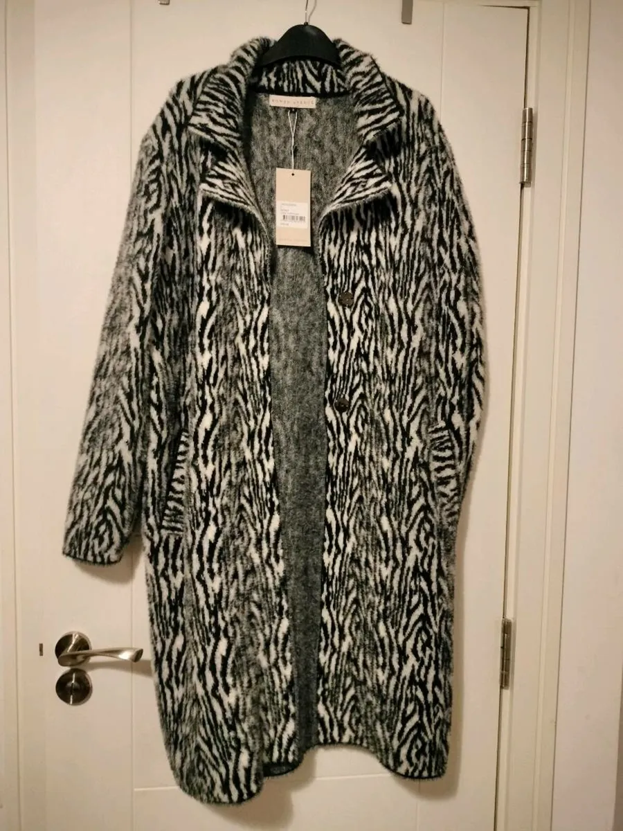 Coat-Zebra Print-New with Tags - Image 1