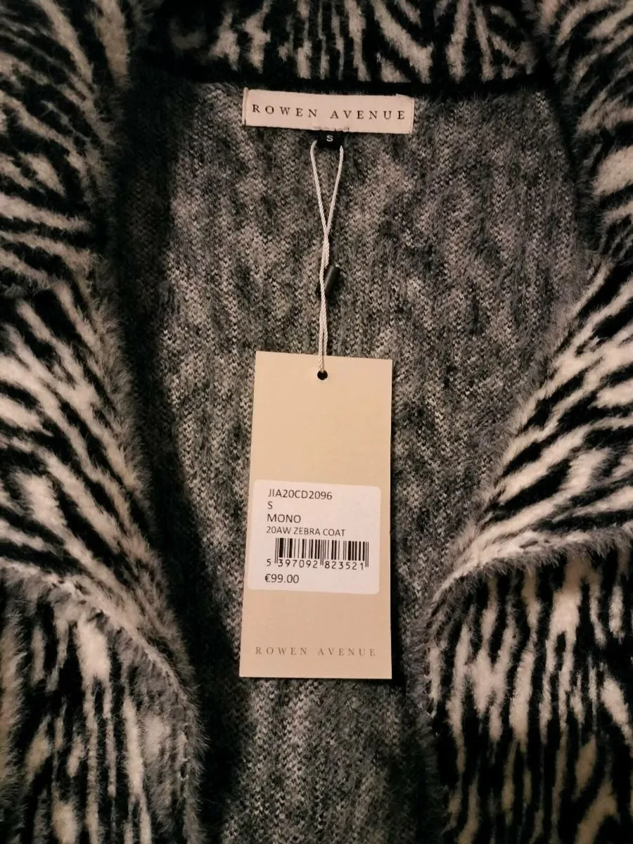 Coat-Zebra Print-New with Tags - Image 2