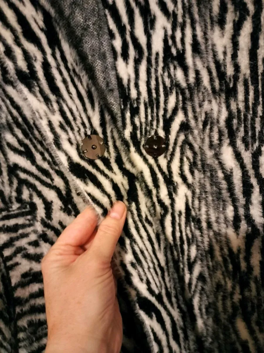 Coat-Zebra Print-New with Tags - Image 3