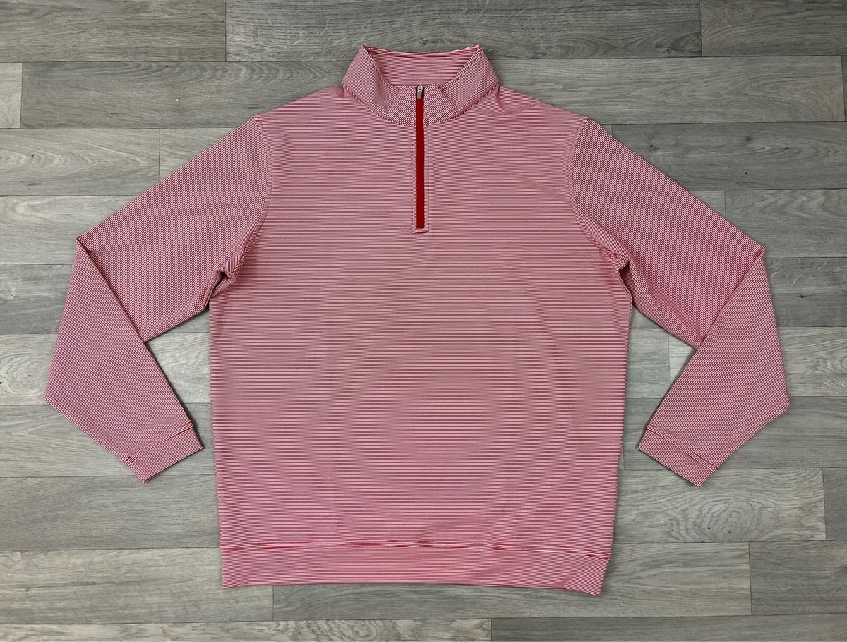 The Open  Peter Millar Half Zip Golf Jumper Mens L - Image 1