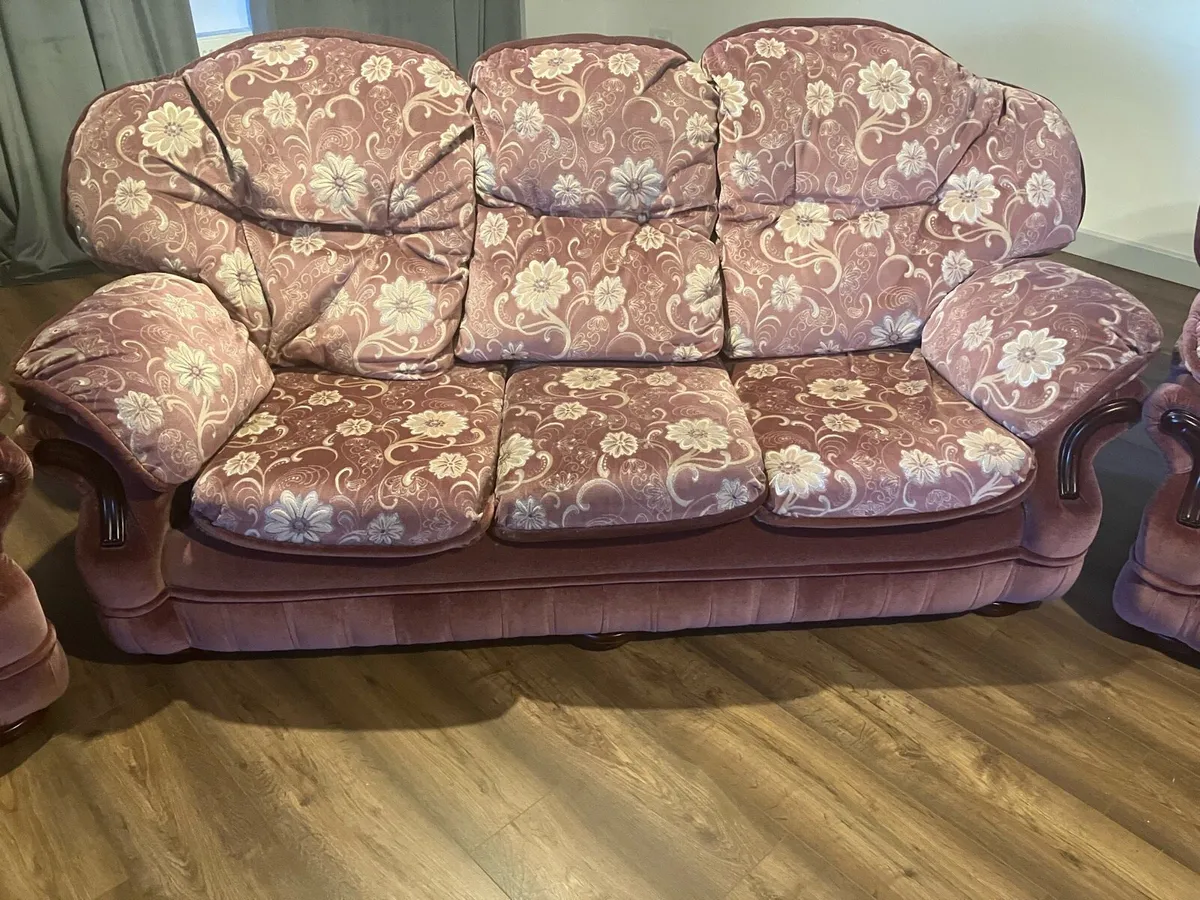 Couch and Two Armchairs - Image 1