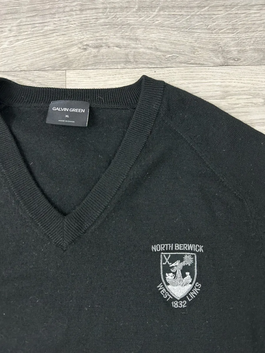 Galvin Green Wool Blend Golf Jumper Mens Large - Image 4