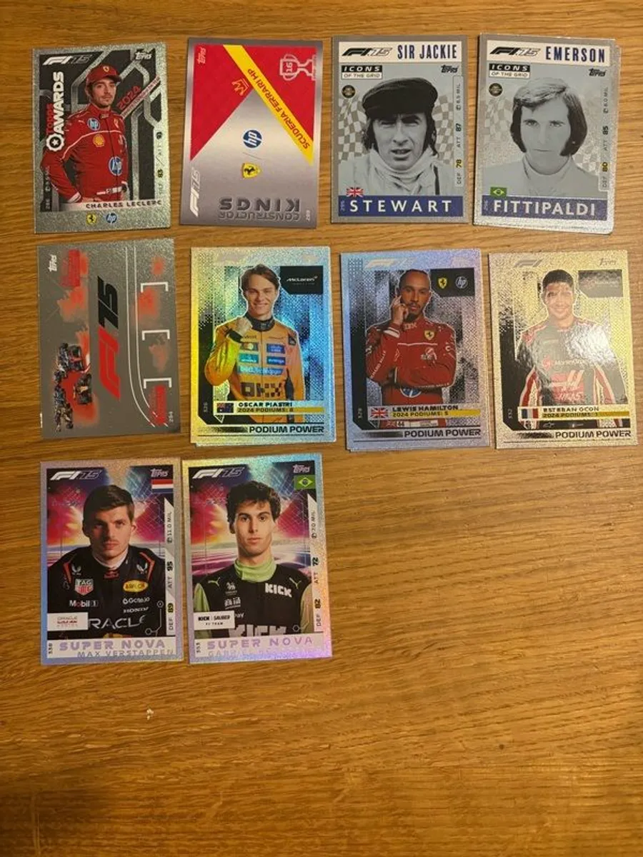 Formula 1 Turbo Attax Cards F1 75 - Image 1