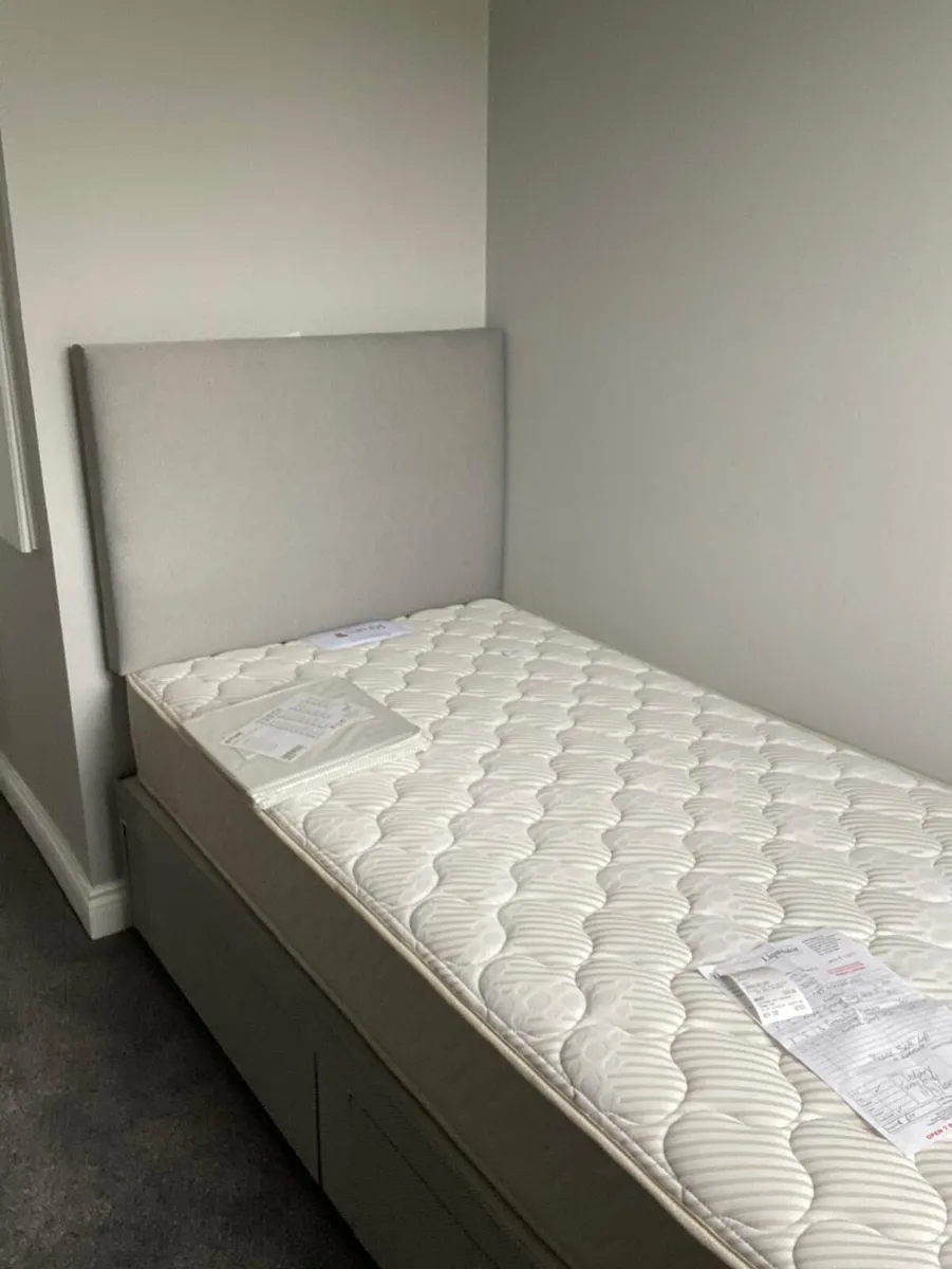 Single Bed with Mattress & Storage Drawers - Image 2