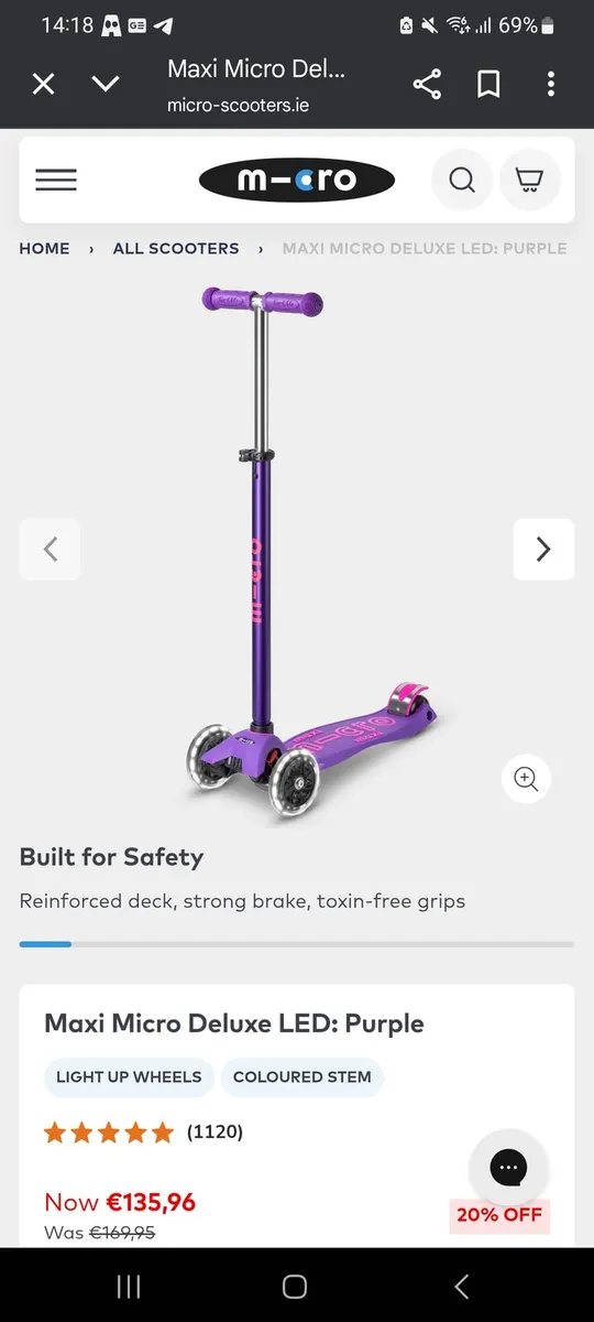 Maxi micro deluxe scooter - Image 2