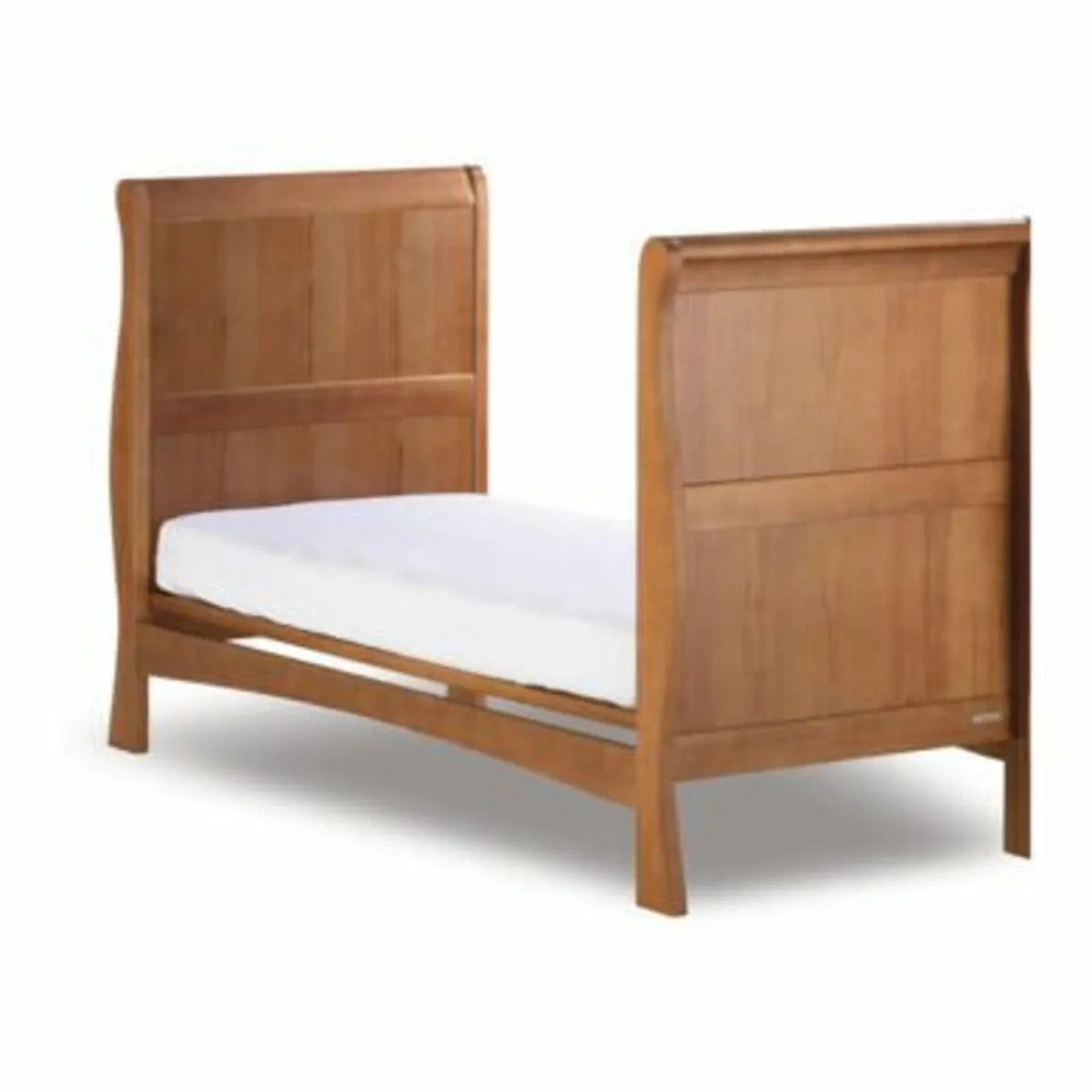 Izziwotnot bail sleigh cot bed with storage drawer - Image 1