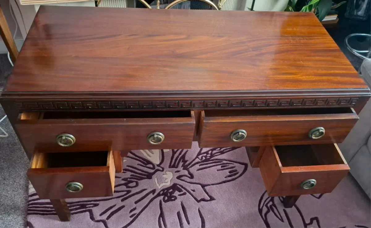 Antique Mahogany Desk - Image 2